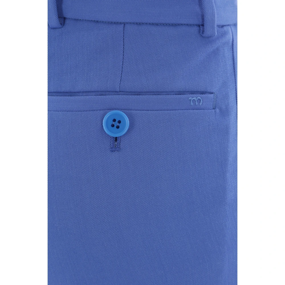 Meta Campania Collective Gilles Twill Wol Broek Blue Dames