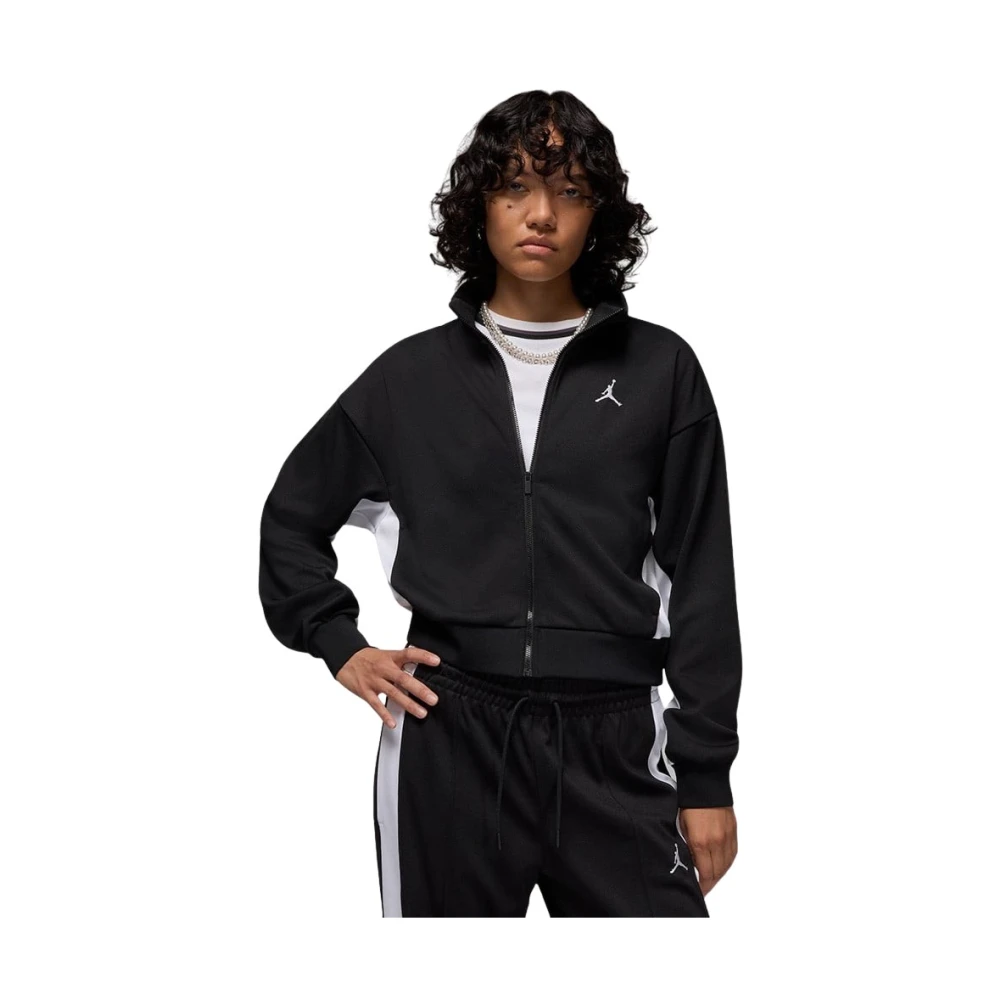 Jordan Women's Black Training Jackets, M, Knit Jacket