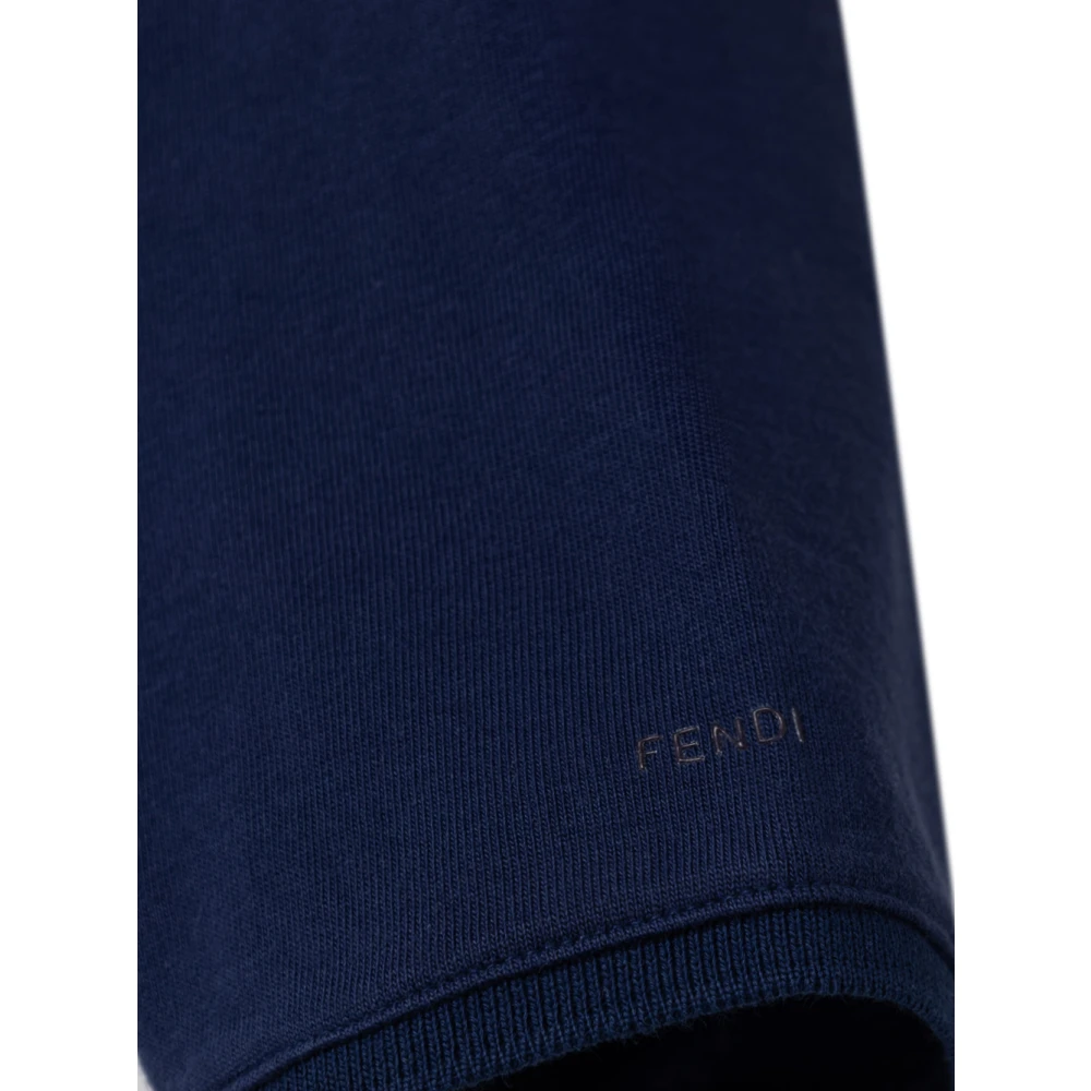 Fendi Contrastzak Katoenen T-shirt Multicolor Heren