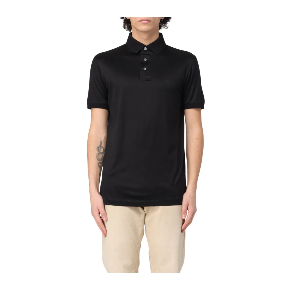 Emporio Armani Stijlvolle T-shirts en Polos Black Heren