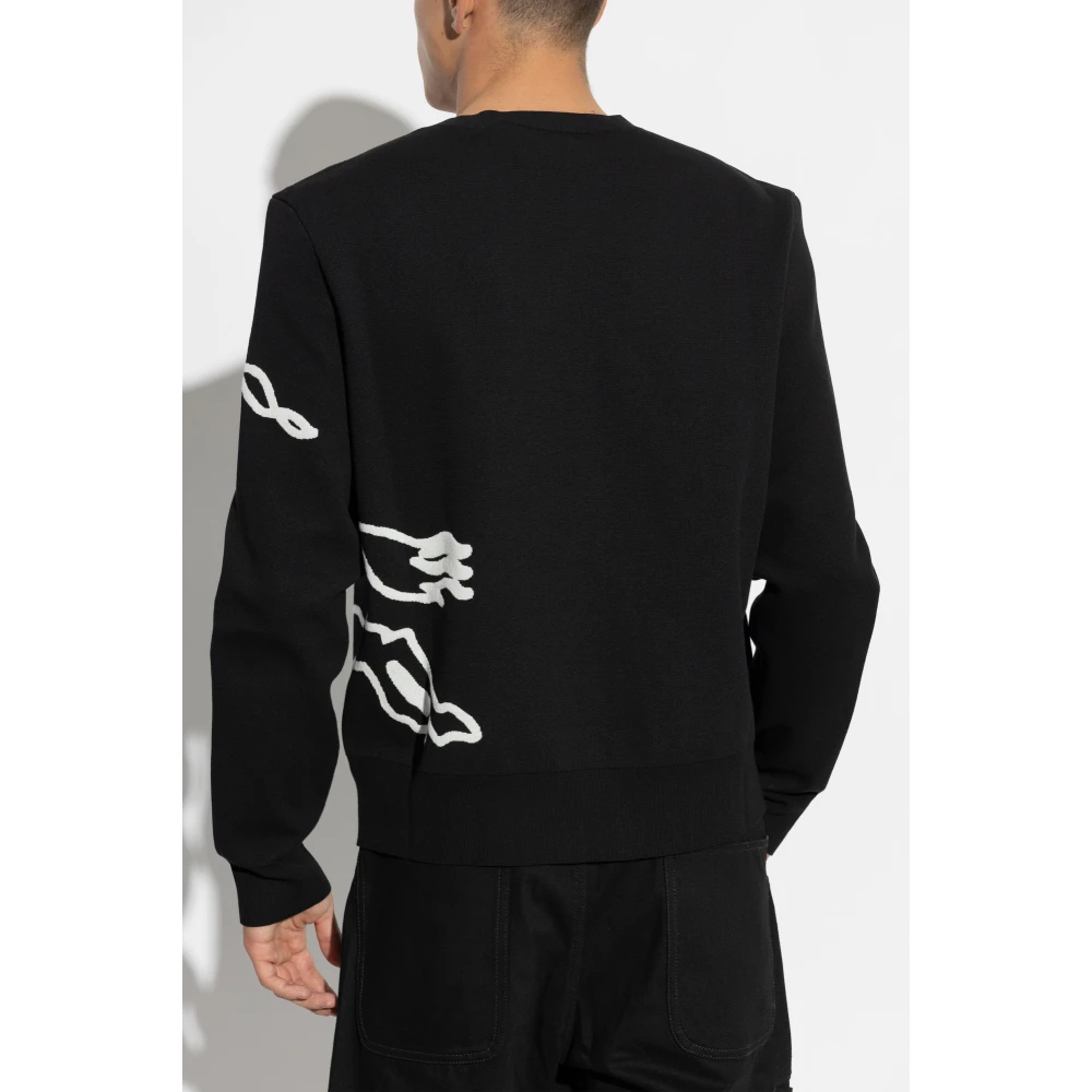 Burberry Trui met logo Black Heren