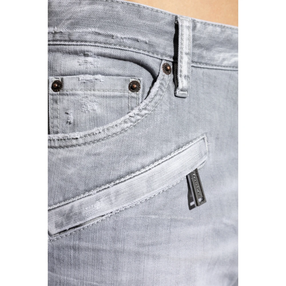 Dsquared2 Tapered leg jeans Gray Heren