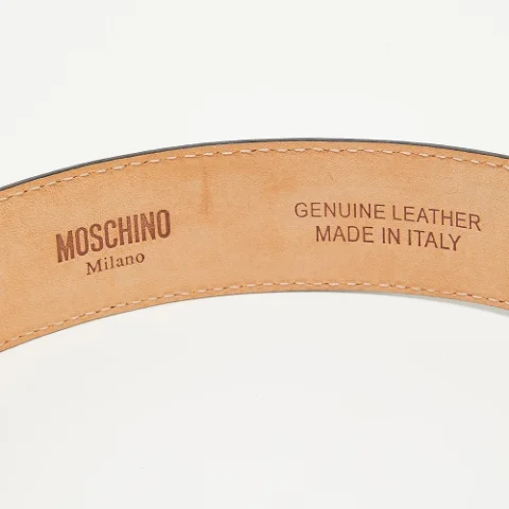 Moschino Pre-Owned Pre-owned Leather belts Red Dames