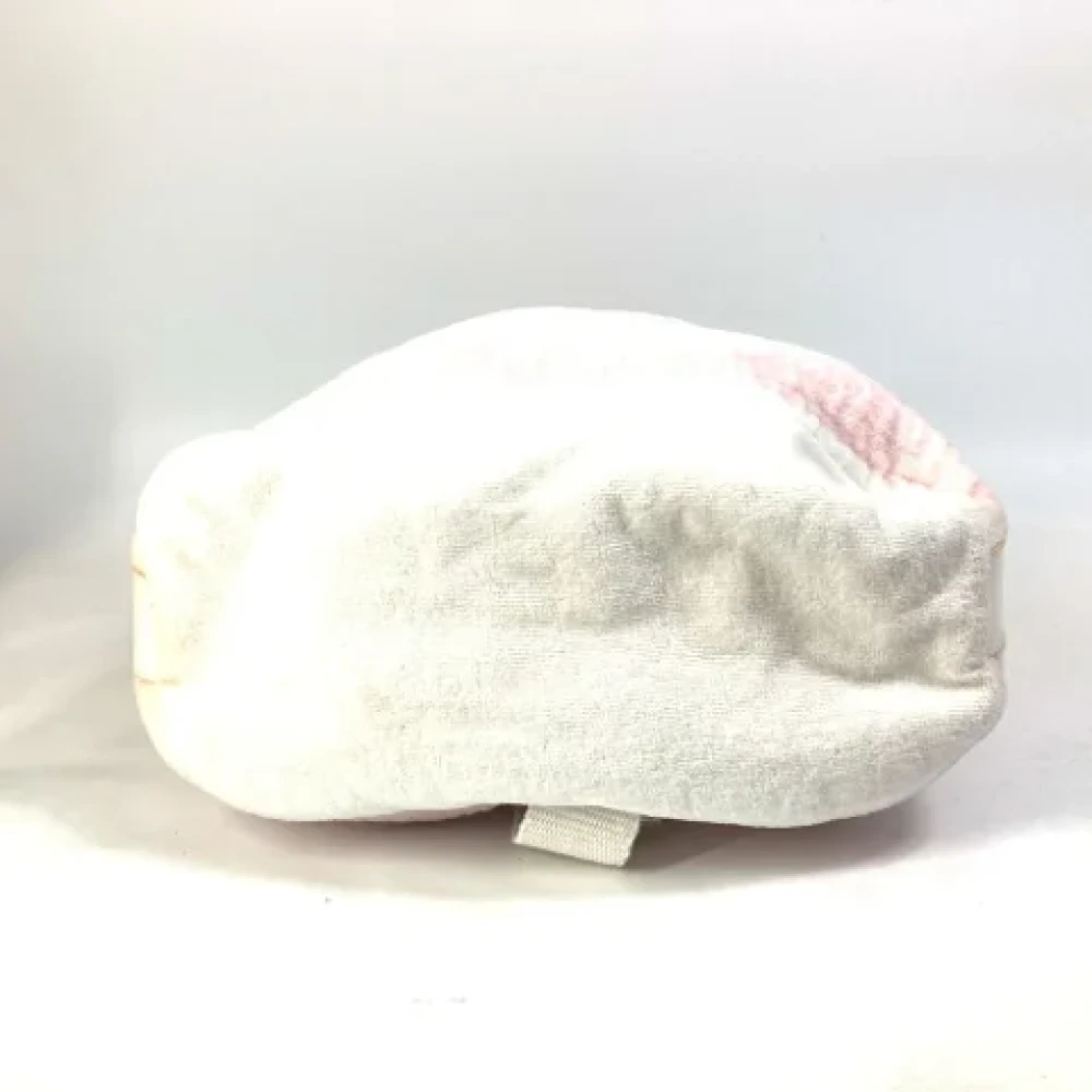 Chanel Vintage Pre-owned Cotton chanel-bags Pink Dames