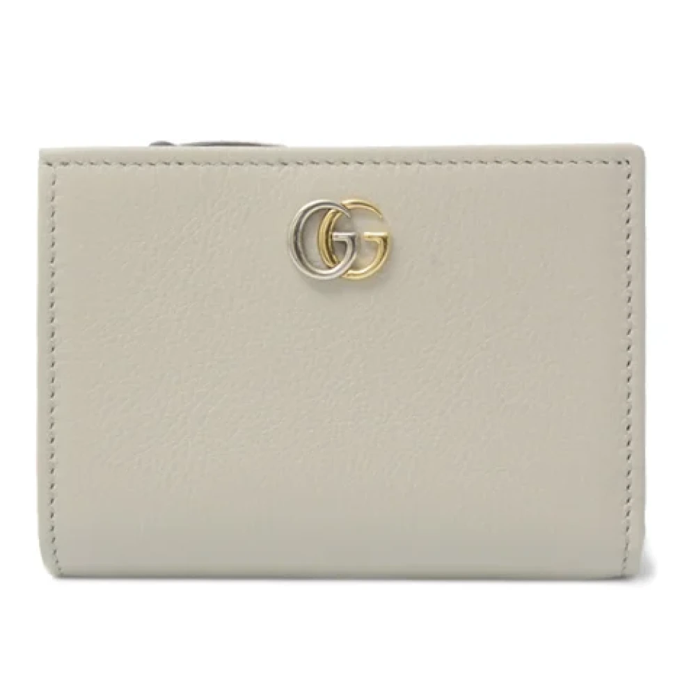 Gucci Vintage Pre-owned Leather wallets Gray Dames