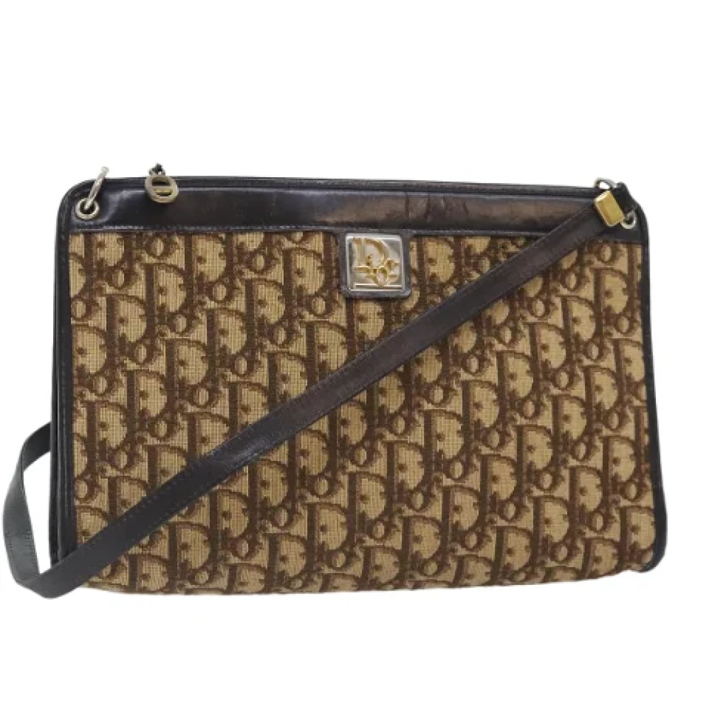 Dior Vintage Pre-owned Canvas dior-bags Brown Dames