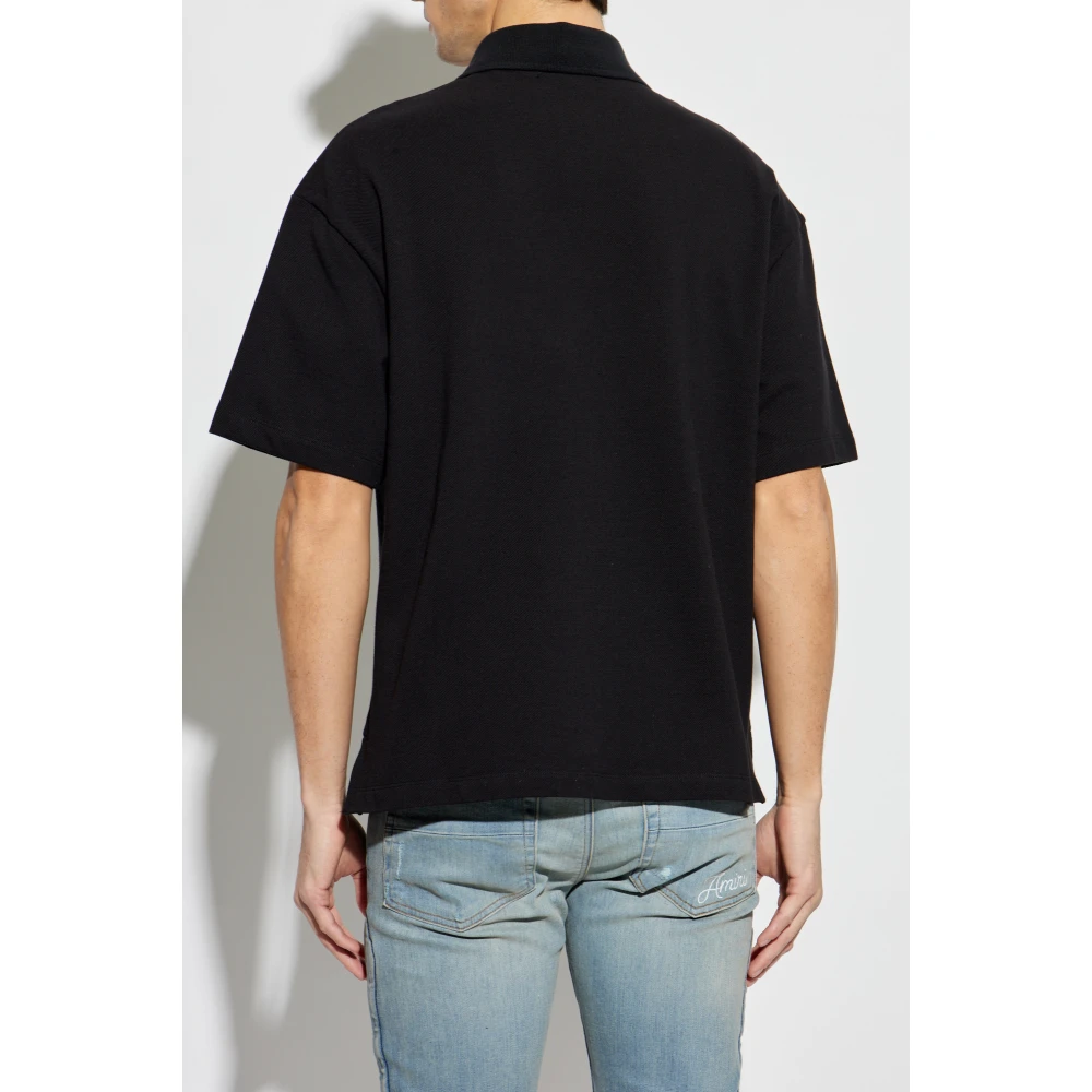 Amiri Polo met logo Black Heren