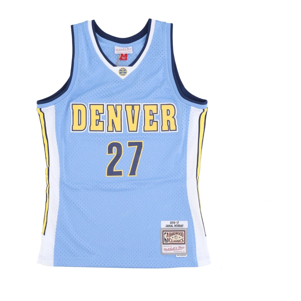 Mitchell & Ness Denver Nuggets Basketbal Tanktop Blue Heren