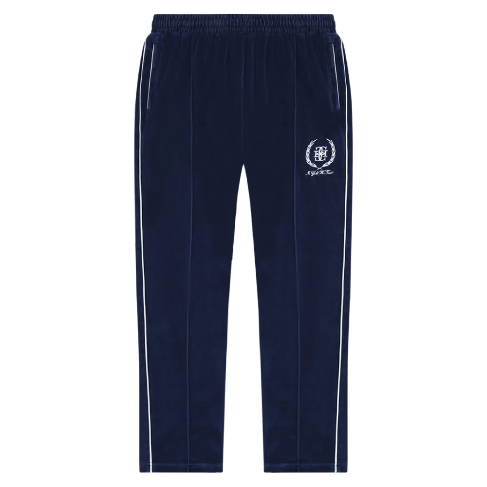 In Gold We Trust Sweatpants Blue Heren
