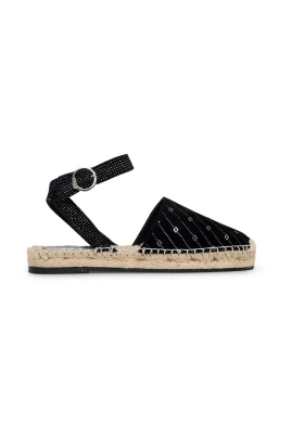 Sandaler med ankelrem och rund tå