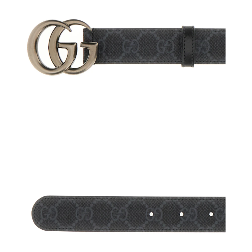 Gucci Stijlvolle Riemencollectie Black Heren
