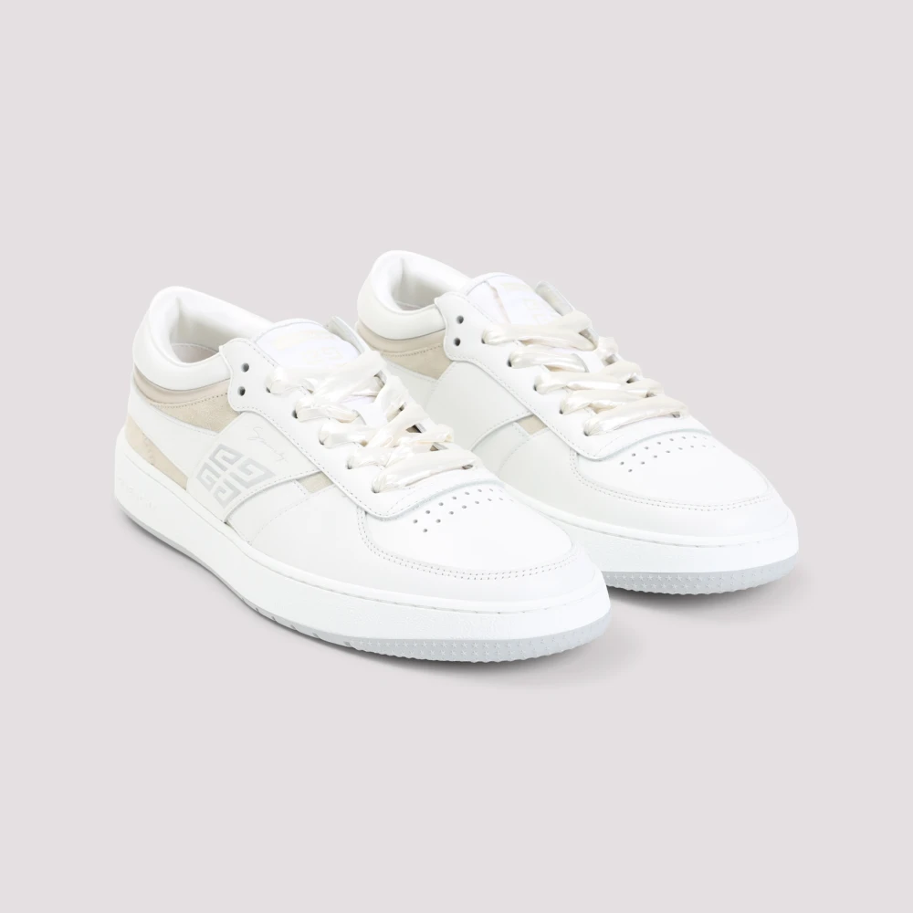 Givenchy Witte Leren Sneakers voor Vrouwen White Dames