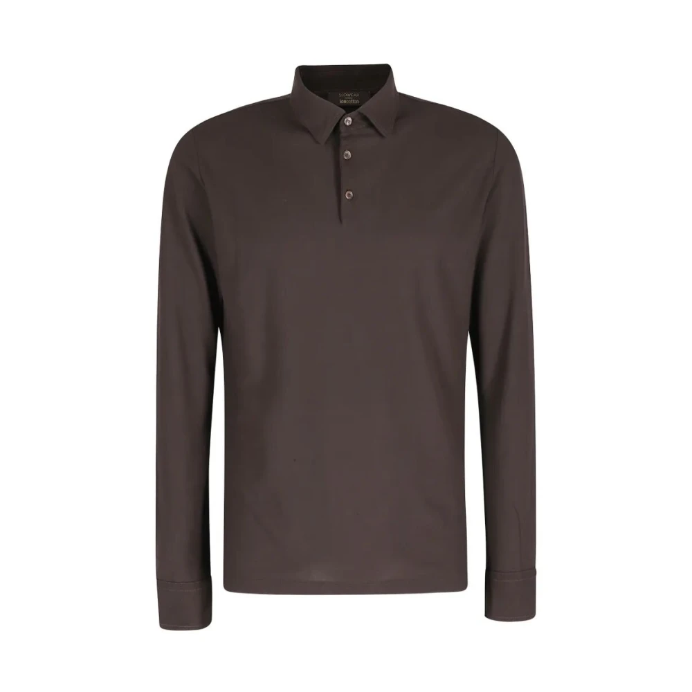 Zanone Hombre Marrón Camisetas, Talla: 2XL