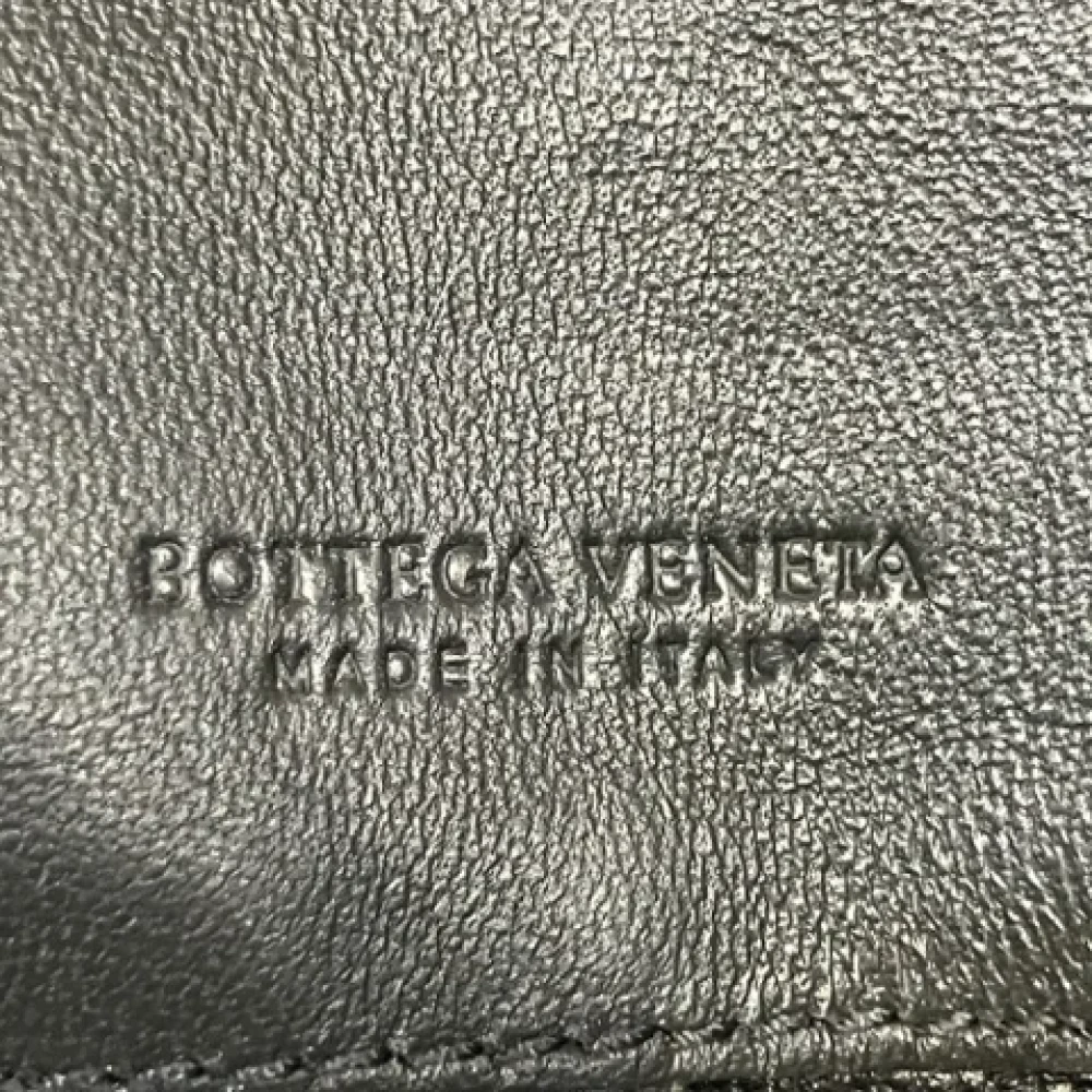 Bottega Veneta Vintage Pre-owned Leather wallets Black Dames