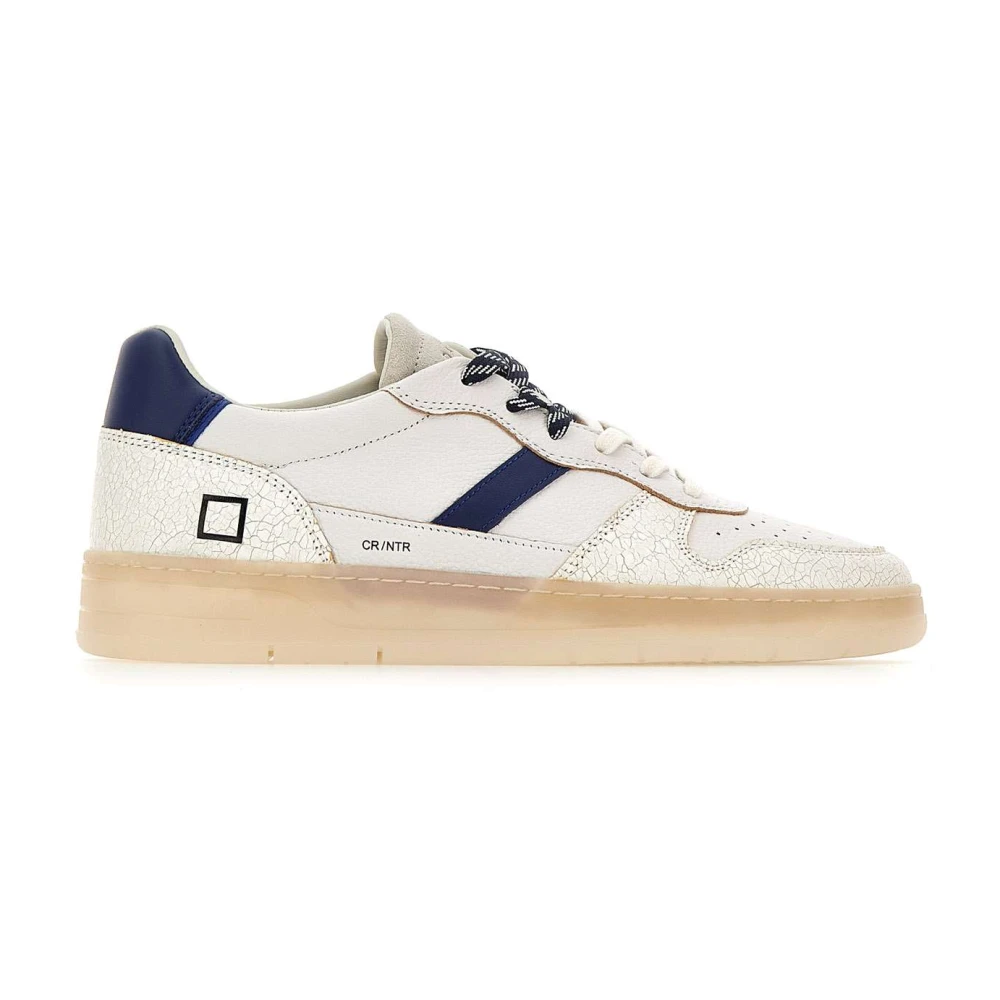 D.a.t.e. Men's White Sneakers, 7 Uk, Court 2.0 Natural