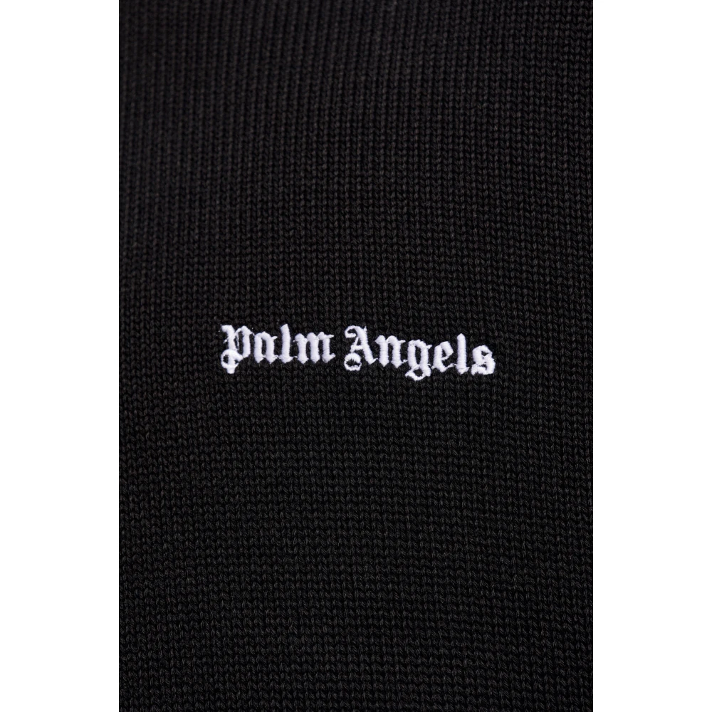 Palm Angels Trui met logo Black Heren