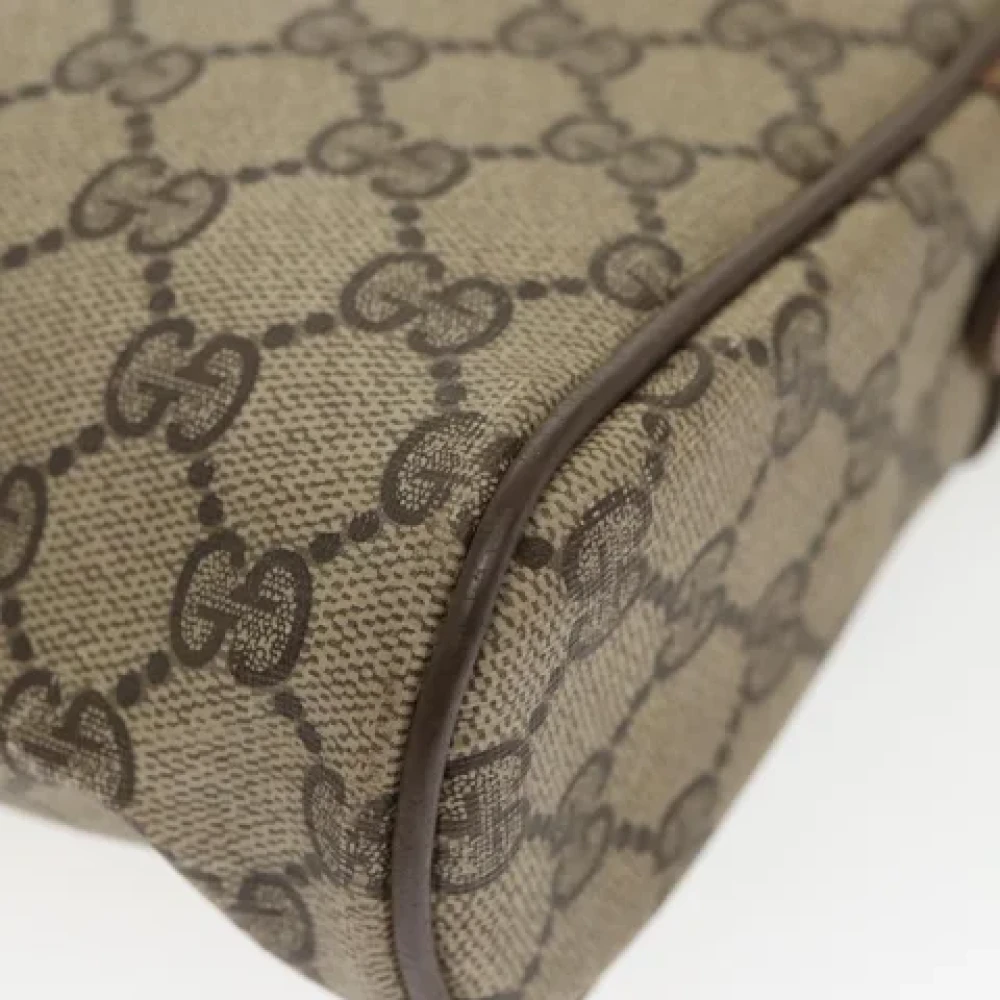 Gucci Vintage Pre-owned Canvas clutches Beige Dames