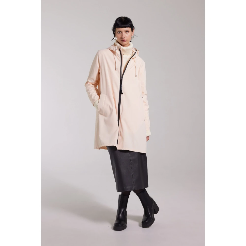 Stutterheim Lichtgewicht Rits Regenjas Orange Dames