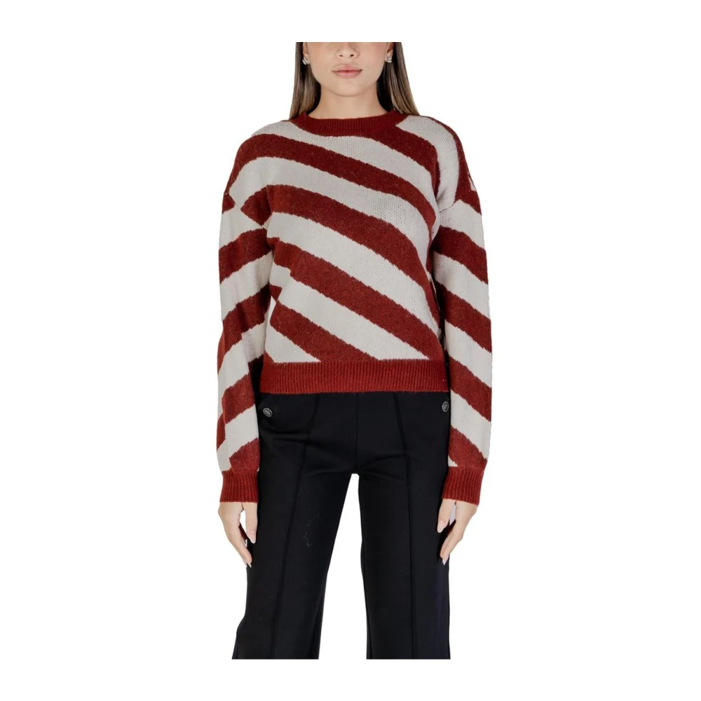 Vero Moda Gebreide Trui Mix Herfst Winter Red Dames