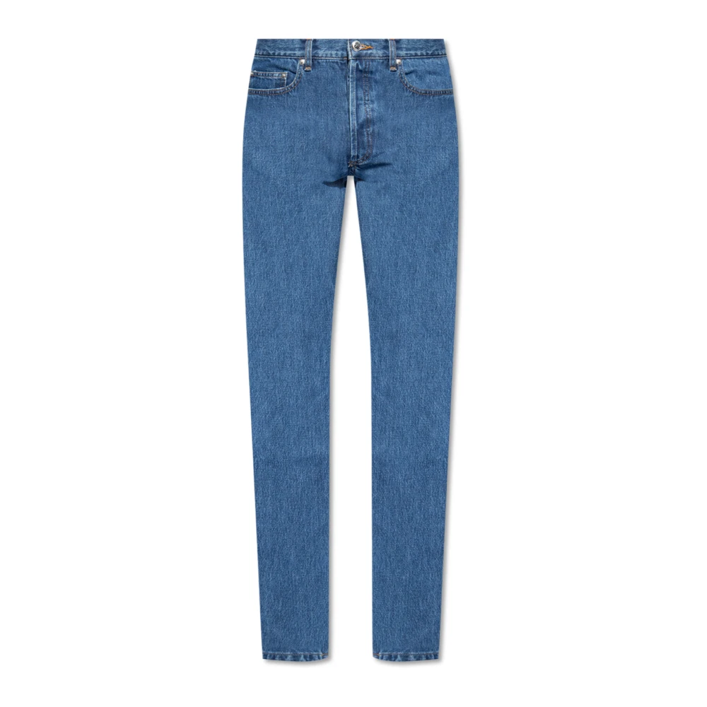 A.p.c. Klassieke Straight Cut Denim Jeans Blue Heren