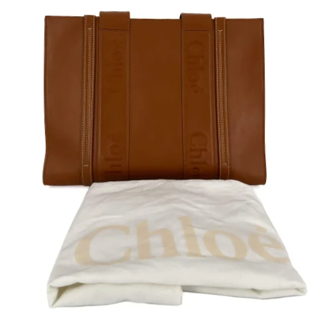 Chloé Pre-owned Leather handbags Brown Dames