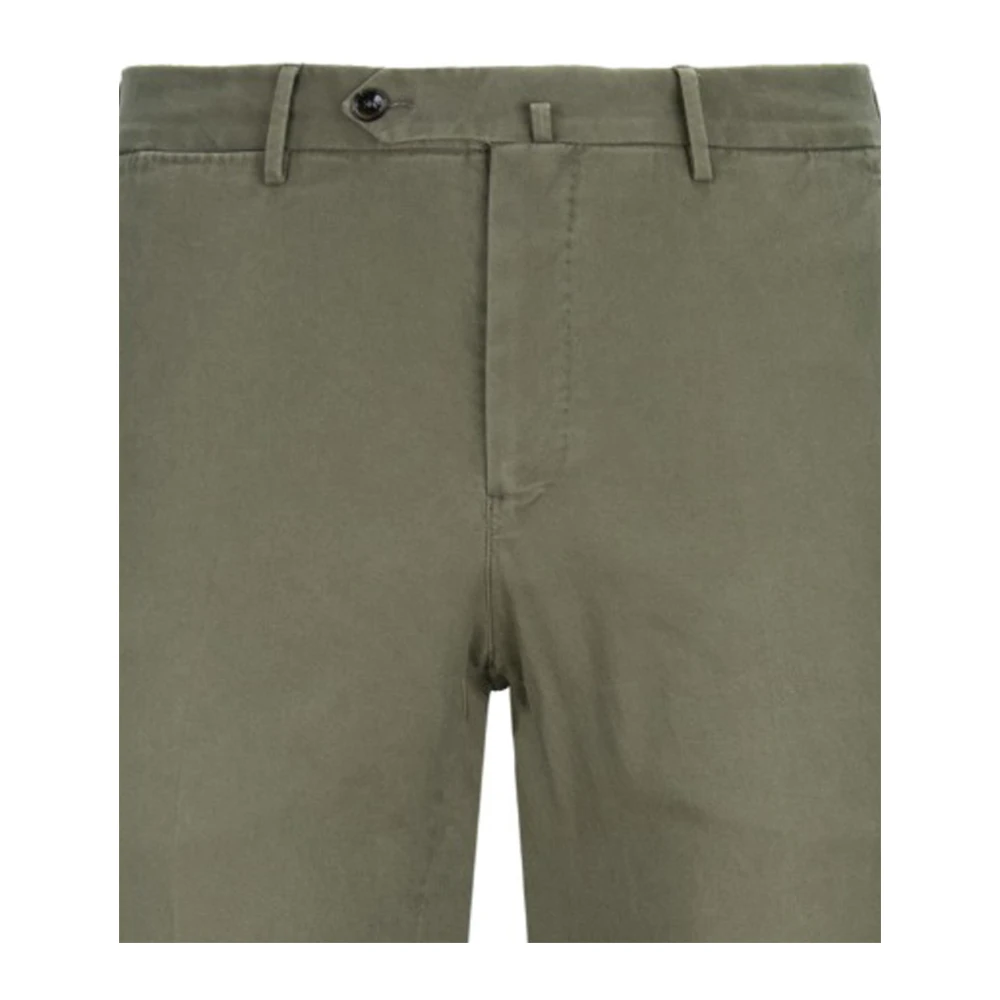 PT Torino Heren Knoop Rits Broek Green Heren