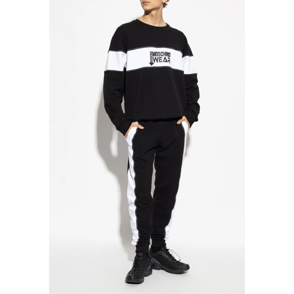 Moschino Sweatshirt uit de ondergoedlijn Black Heren
