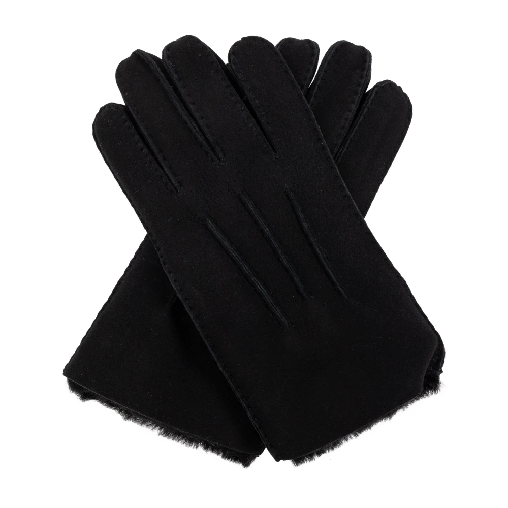 Ugg Leren handschoenen Black Heren