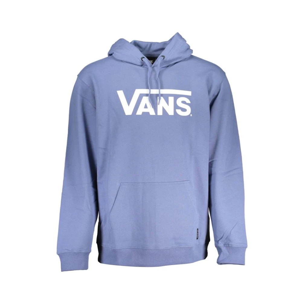 Vans Blauw fleece sweatshirt met capuchon en print Blue Heren