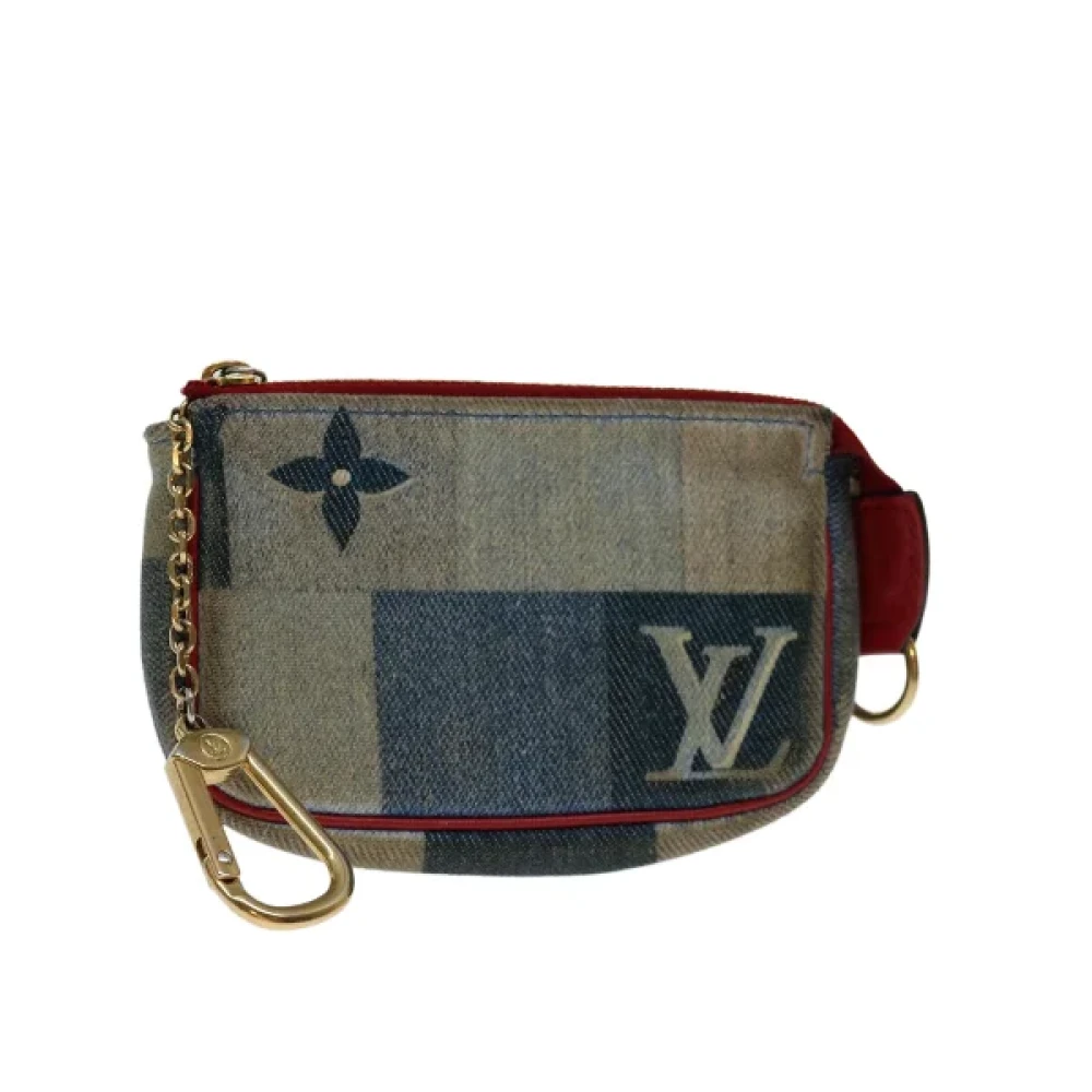 Louis Vuitton Vintage Pre-owned Denim louis-vuitton-bags Blue Dames