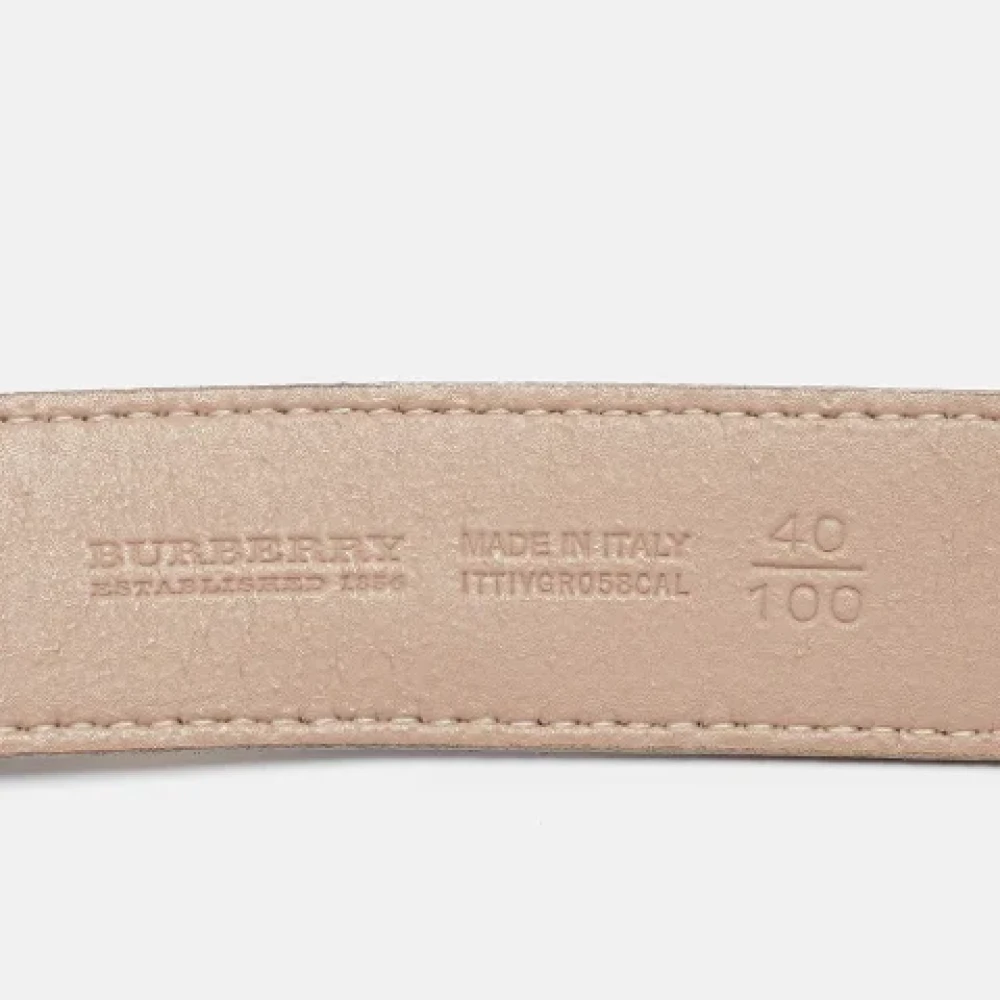 Burberry Vintage Pre-owned Leather belts Multicolor Dames