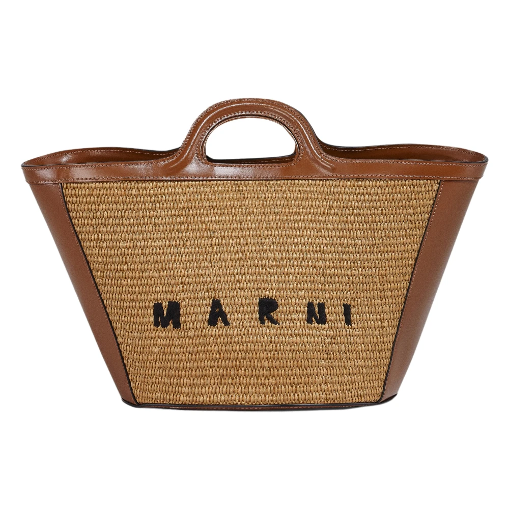 Marni - Bags > Handbags - Beige - Marni - Modalova