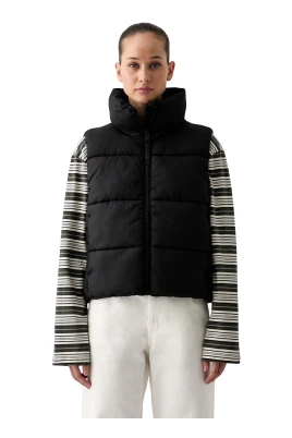 Puffer Mock Neck Vest
