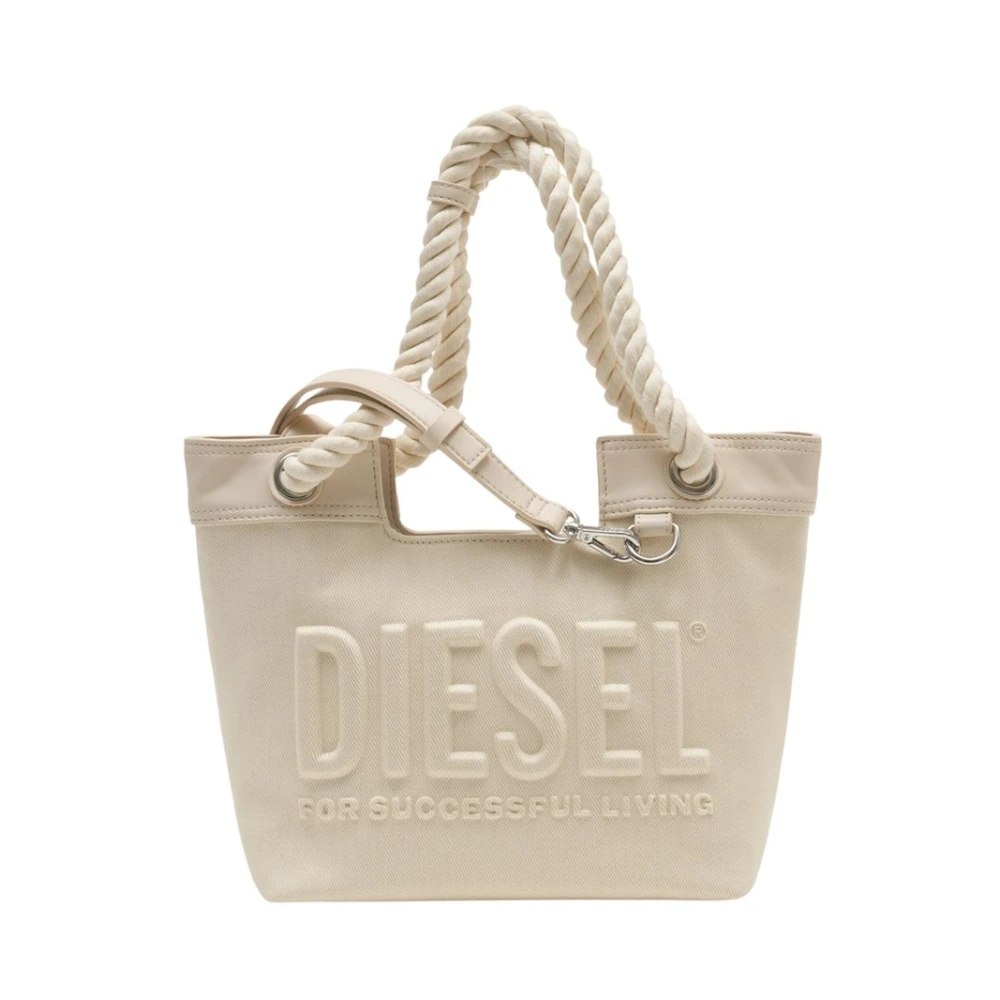 Diesel Women's White 3D Xs Shopper Bag