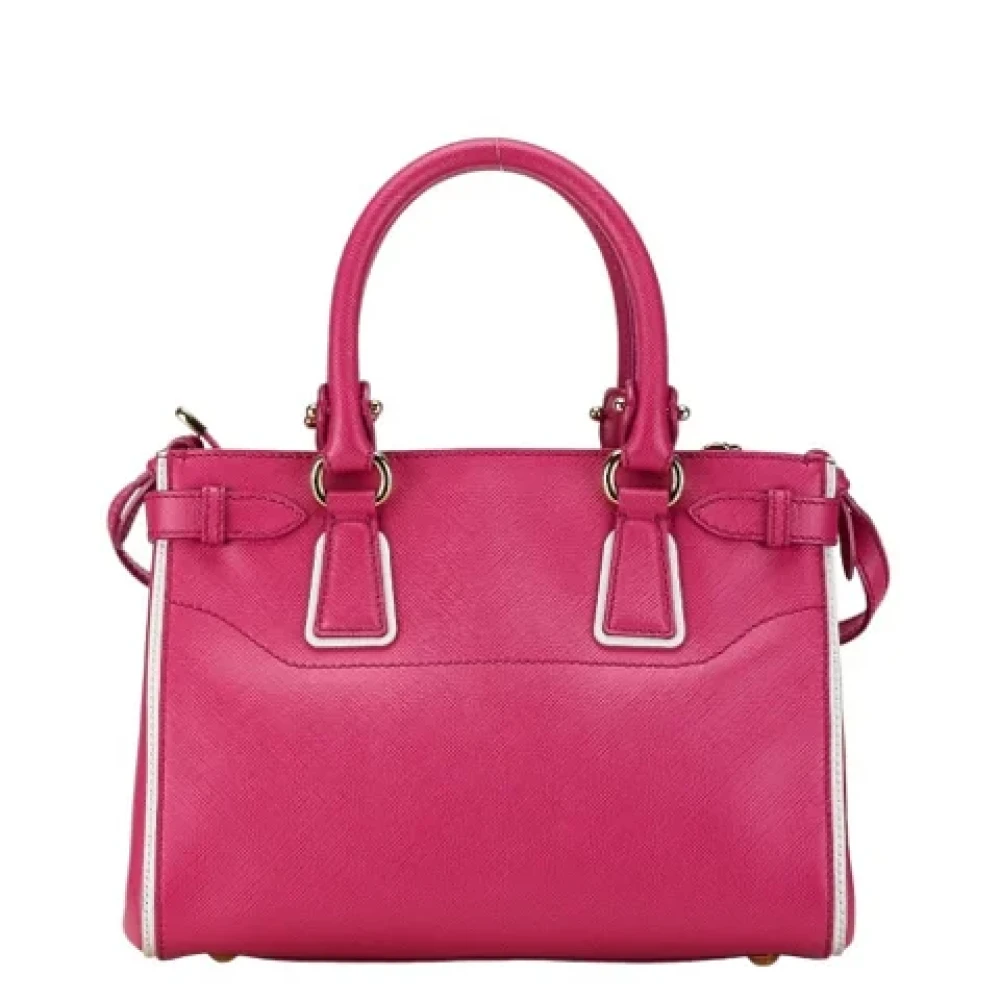 Salvatore Ferragamo Pre-owned Leather handbags Pink Dames