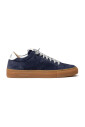 sneaker-en-cuir-bleu