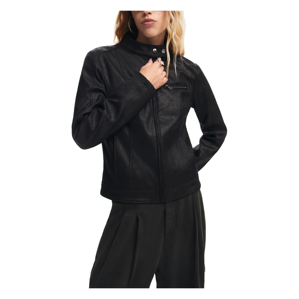 Desigual Damesjassen Collectie: Herfst Winter Black Dames