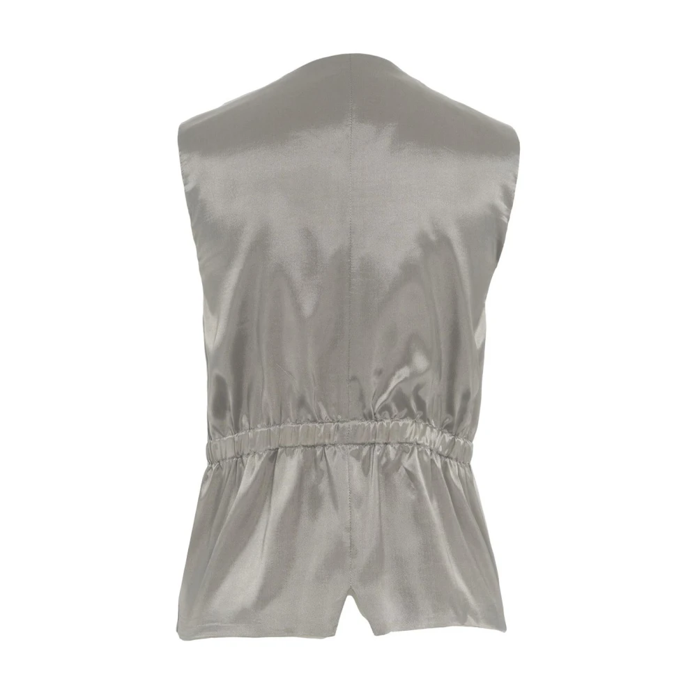 Semicouture Chique Grijs Wollen Blazer Gray Dames