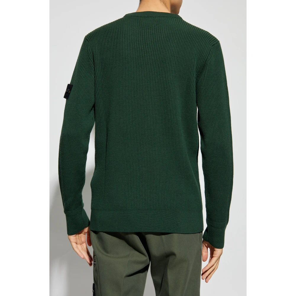 Stone Island Wollen trui Green Heren