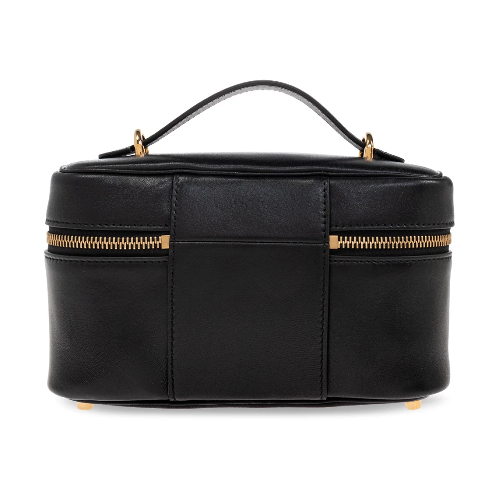 Versace Leren handtas Black Dames
