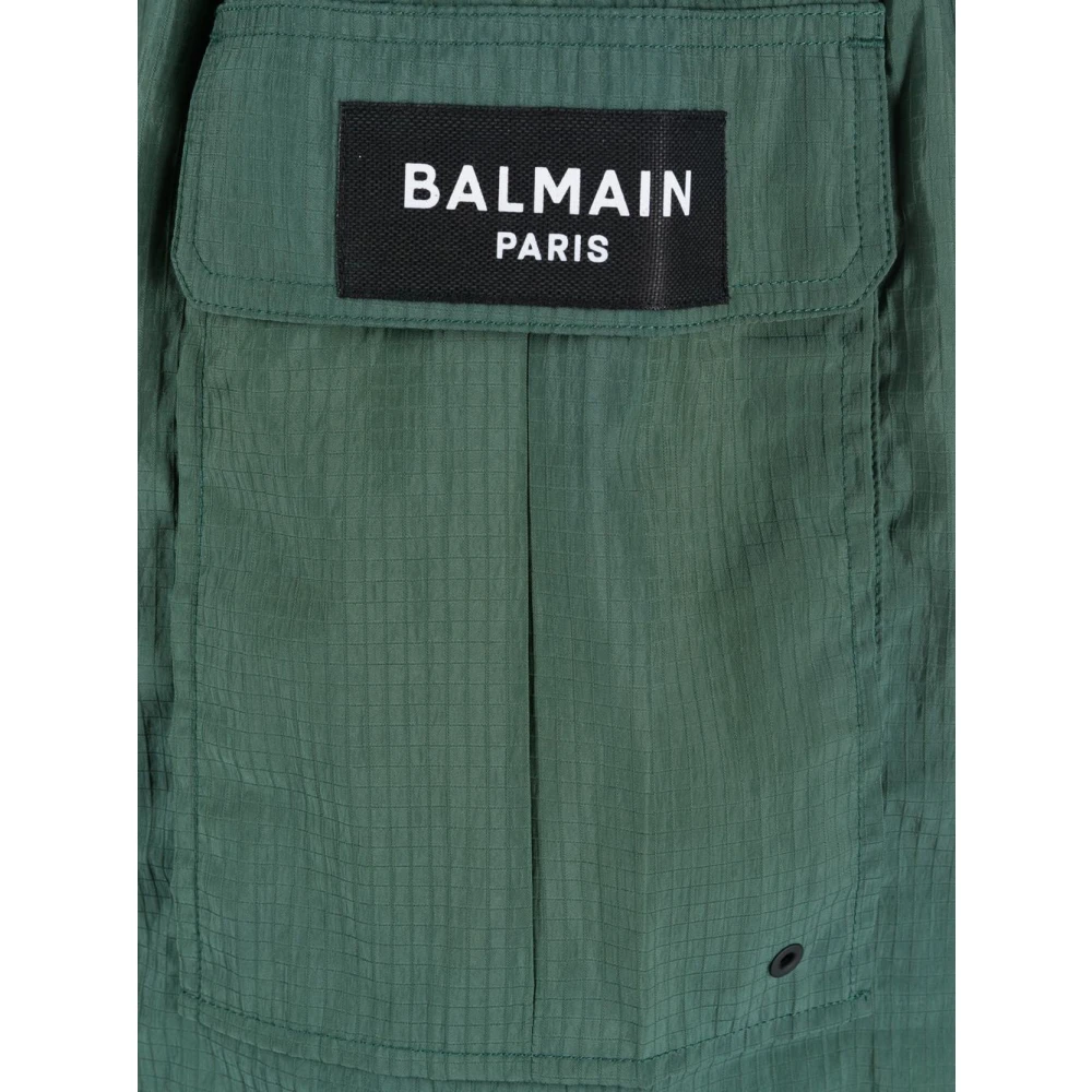 Balmain Beachwear Green Heren