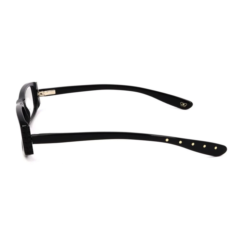 Bottega Veneta Moderne Zwarte Framebril met Wijzerplaat Black Dames