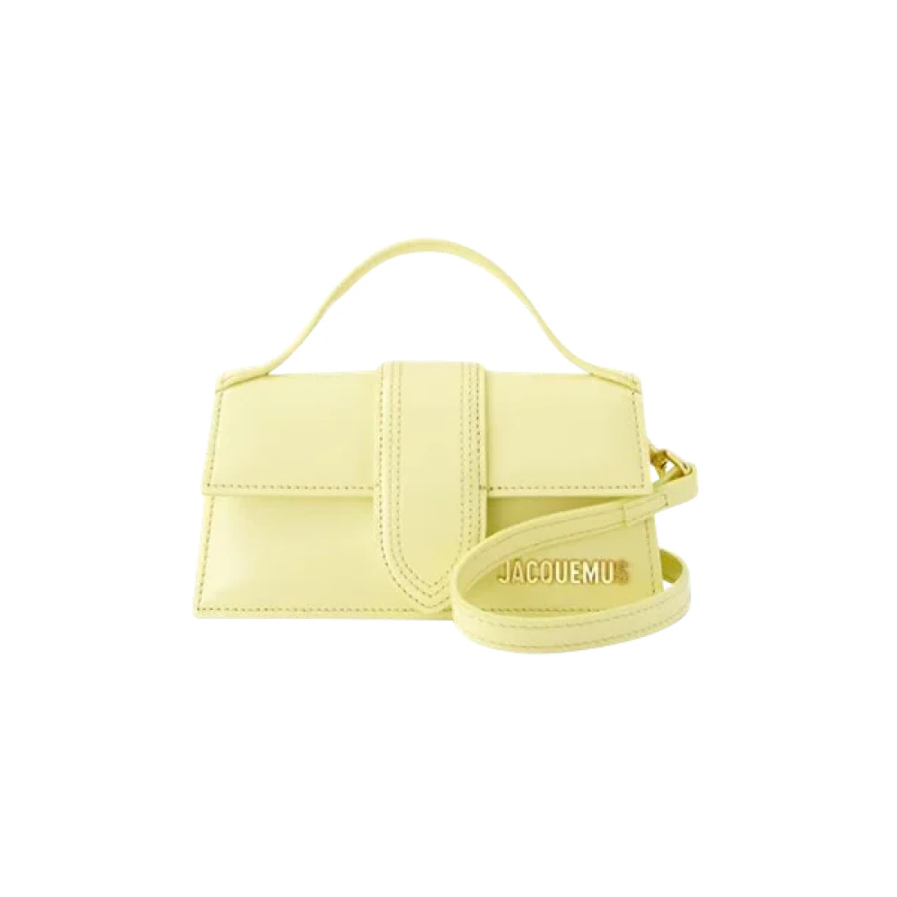 Jacquemus Leather shoulder-bags Yellow Dames