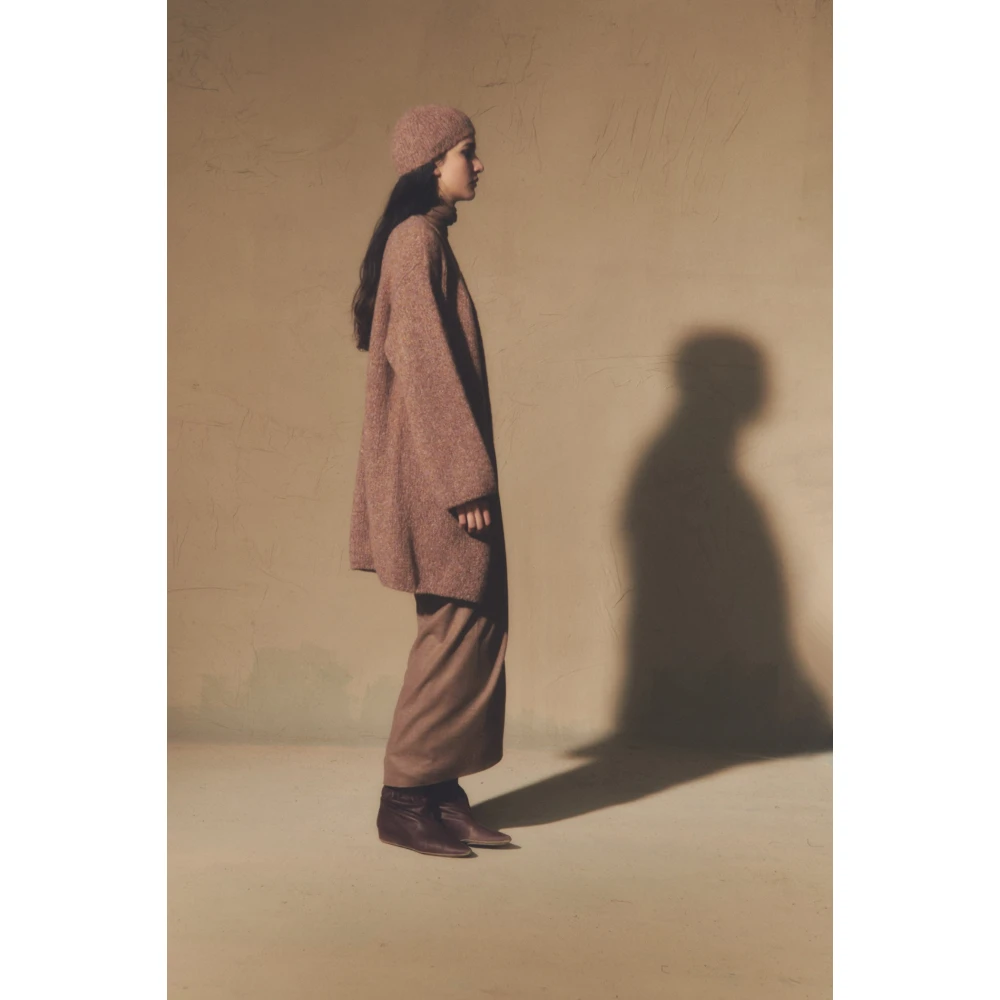 Cortana Oversized Cashmere Silk Jacket Pink Dames