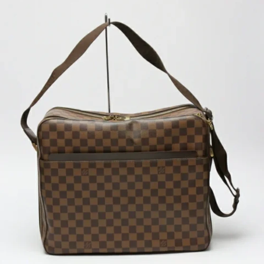 Louis Vuitton Vintage Pre-owned Fabric shoulder-bags Brown Dames