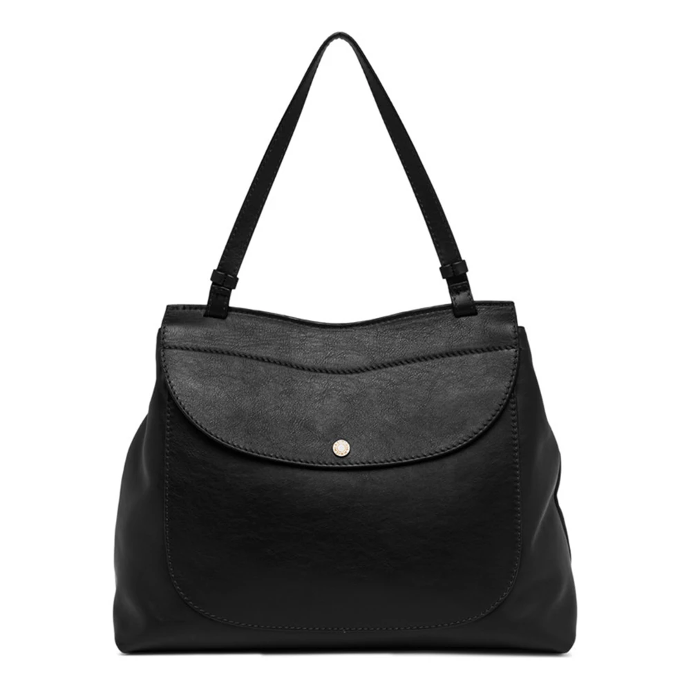 Gianni Chiarini Marlene Leren Handtas Black Dames