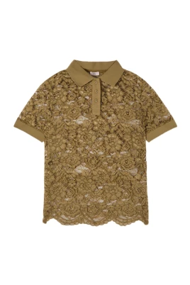 Lace Polo T-shirt