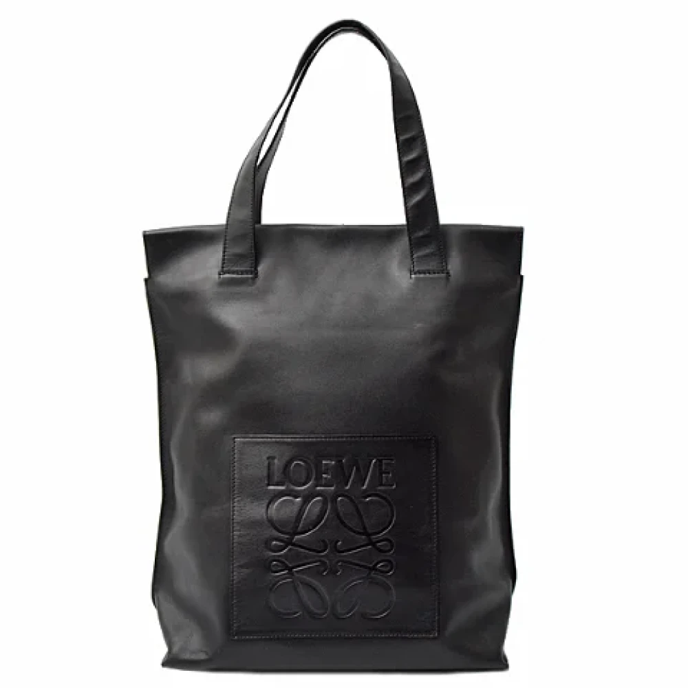 Loewe Pre-owned Leather handbags Black Heren
