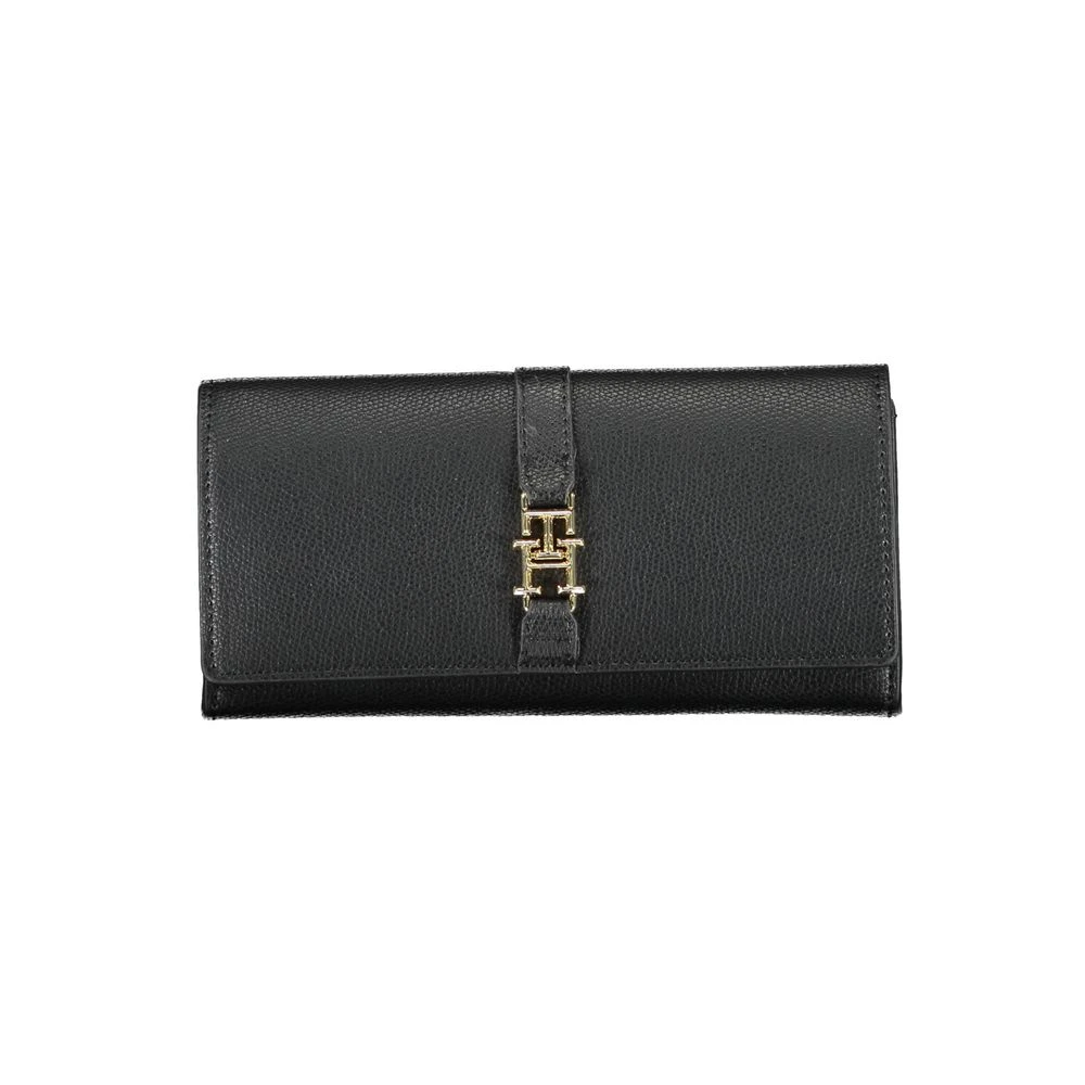 Tommy Hilfiger Women's Black Wallet With Multiple Compartments