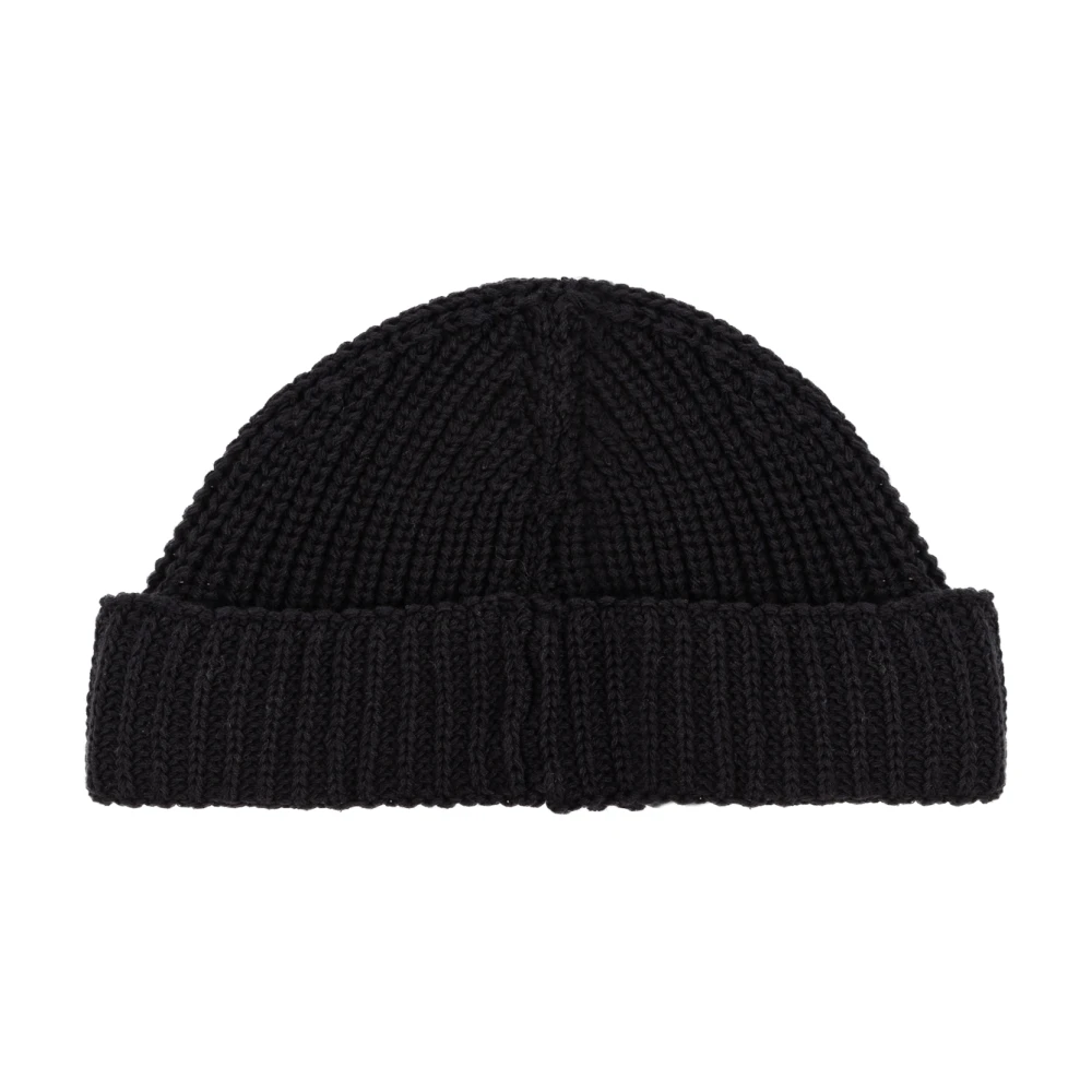 Moschino Katoenen pet met logopatch Black Unisex